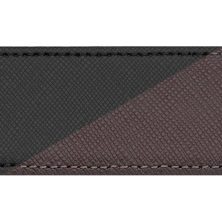Ceinture affaires réversible noire/marron à couper selon la taille - Boutique-Officielle-Montblanc-Cannes
