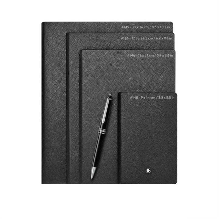 Carnet #163 moyen, ligné noir