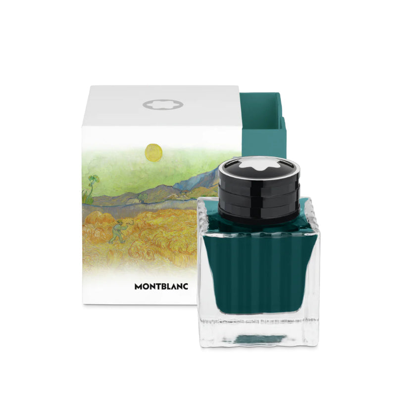 Inkwell 50 ml, turquoise, tribute to Vincent Van Gogh