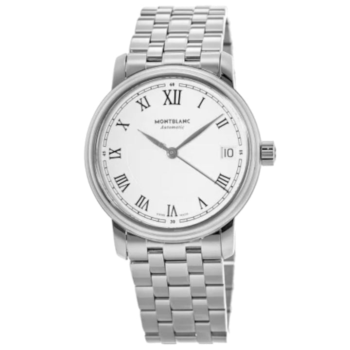 Montre Montblanc Tradition Automatic Date 32 mm Argenté
