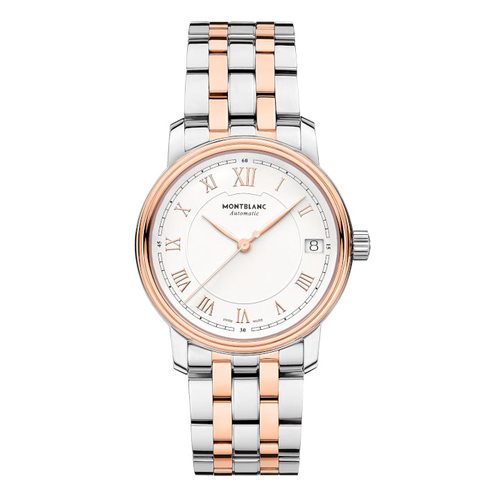 Montre Montblanc Tradition Argenté et Dorée
