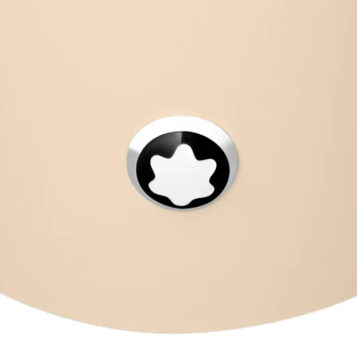 Plateau de bureau rond laqué en teinte ivoire Montblanc (petit)