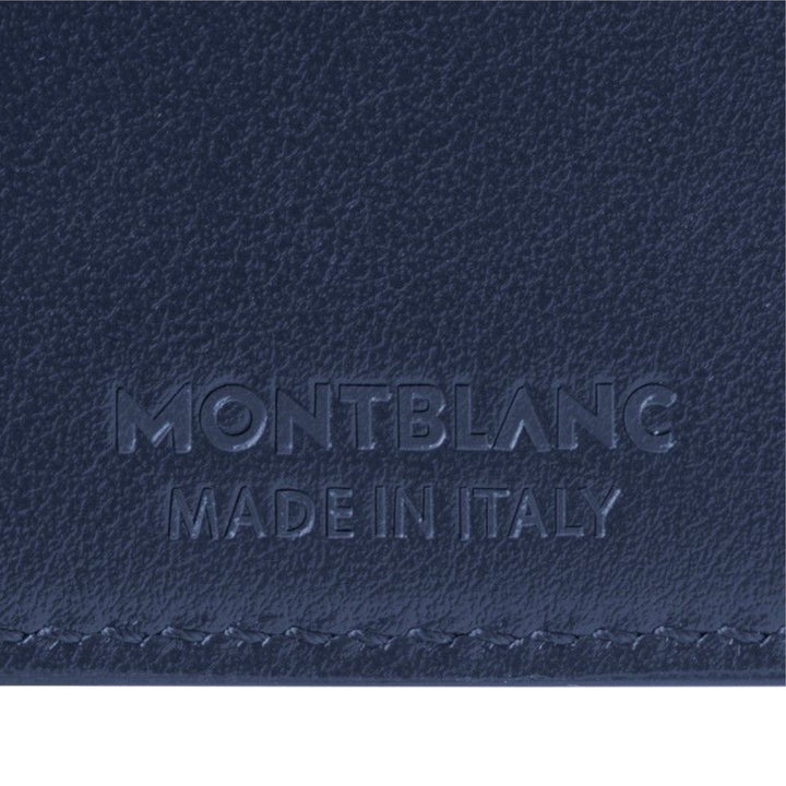 Portefeuille 6cc Meisterstück en bleu encre de Montblanc