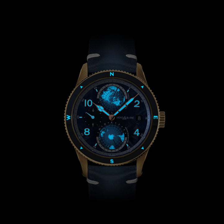 Montre Montblanc 1858 Geosphere 0 Oxygen Limited Edition - 1786 pièces