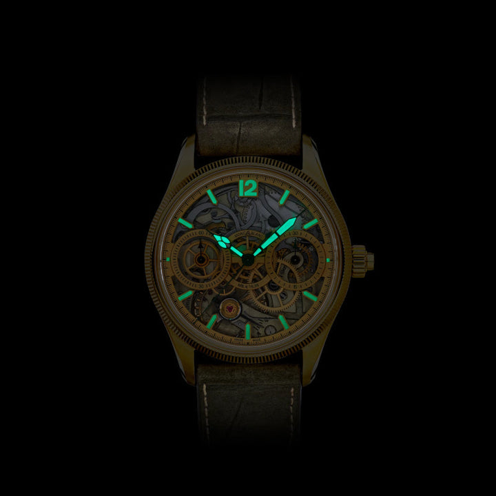Montre Montblanc 1858 The Unveiled Secret Minerva Monopusher Chronograph Limited Edition - 18 pièces