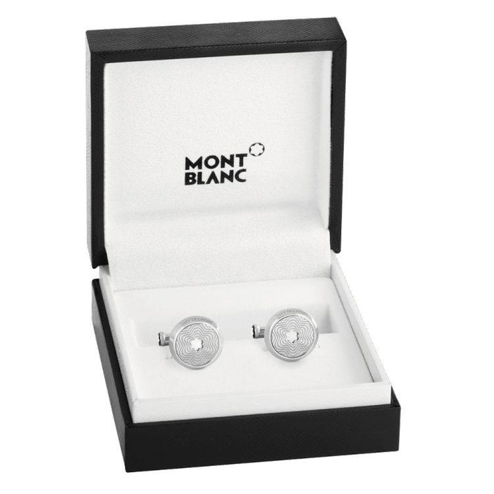 Round stainless steel cufflinks