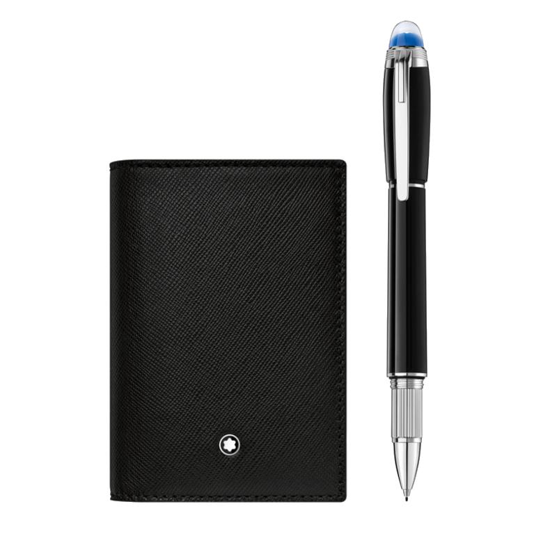 Basella regalo con Felt Starwalker in ritardo e supporto per la visita di visita sartoriale Montblanc