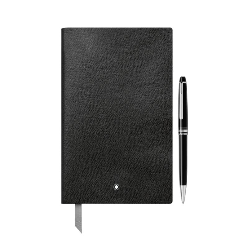 Platinated Meisterstück Classic e Carnet Platinum Box #146 Black