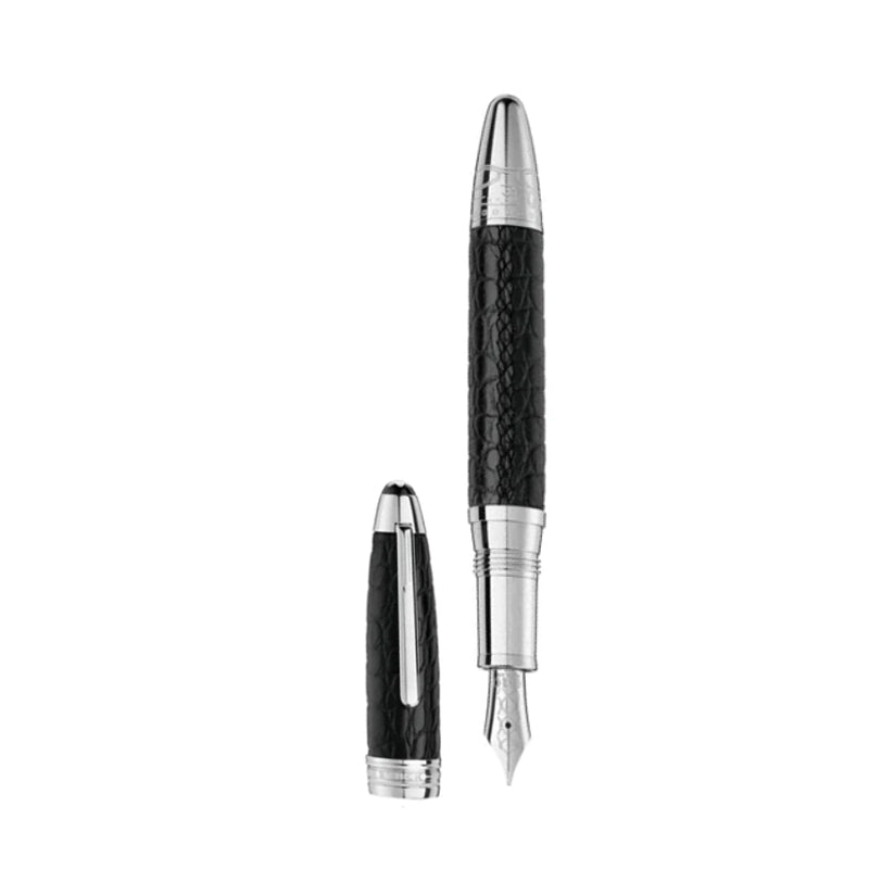 Great Masters Exotic Leather black alligator leather Fountain pen