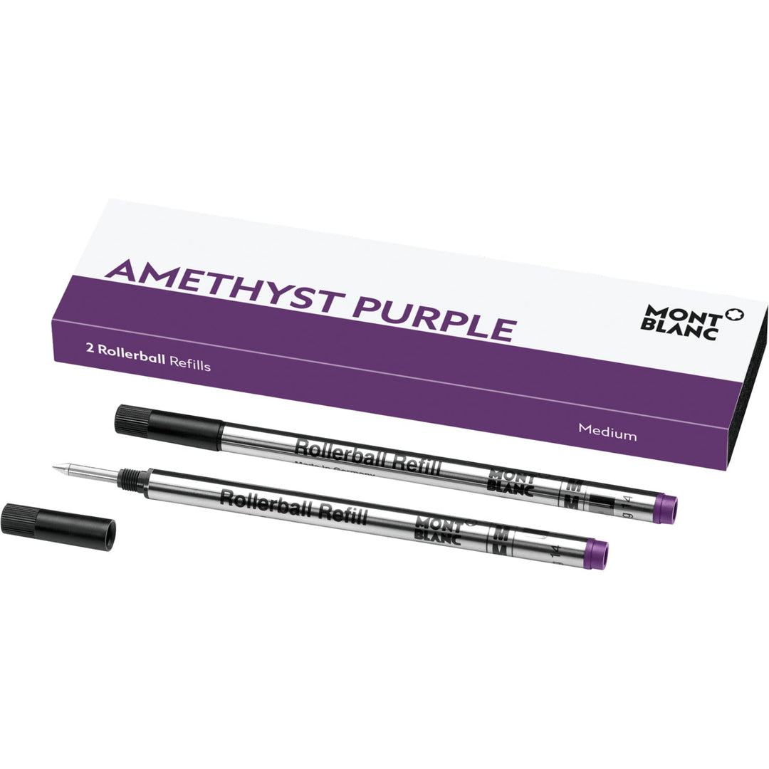 2 recharges pour rollerball (M) Amethyst Purple - Boutique-Officielle-Montblanc-Cannes