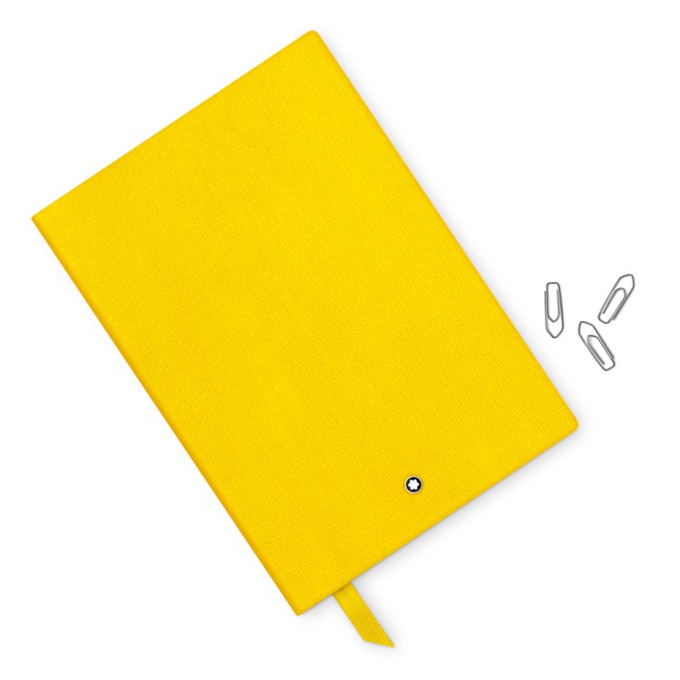 Notebook # 146 Montblanc Fine Stationery, Yellow, With Lines