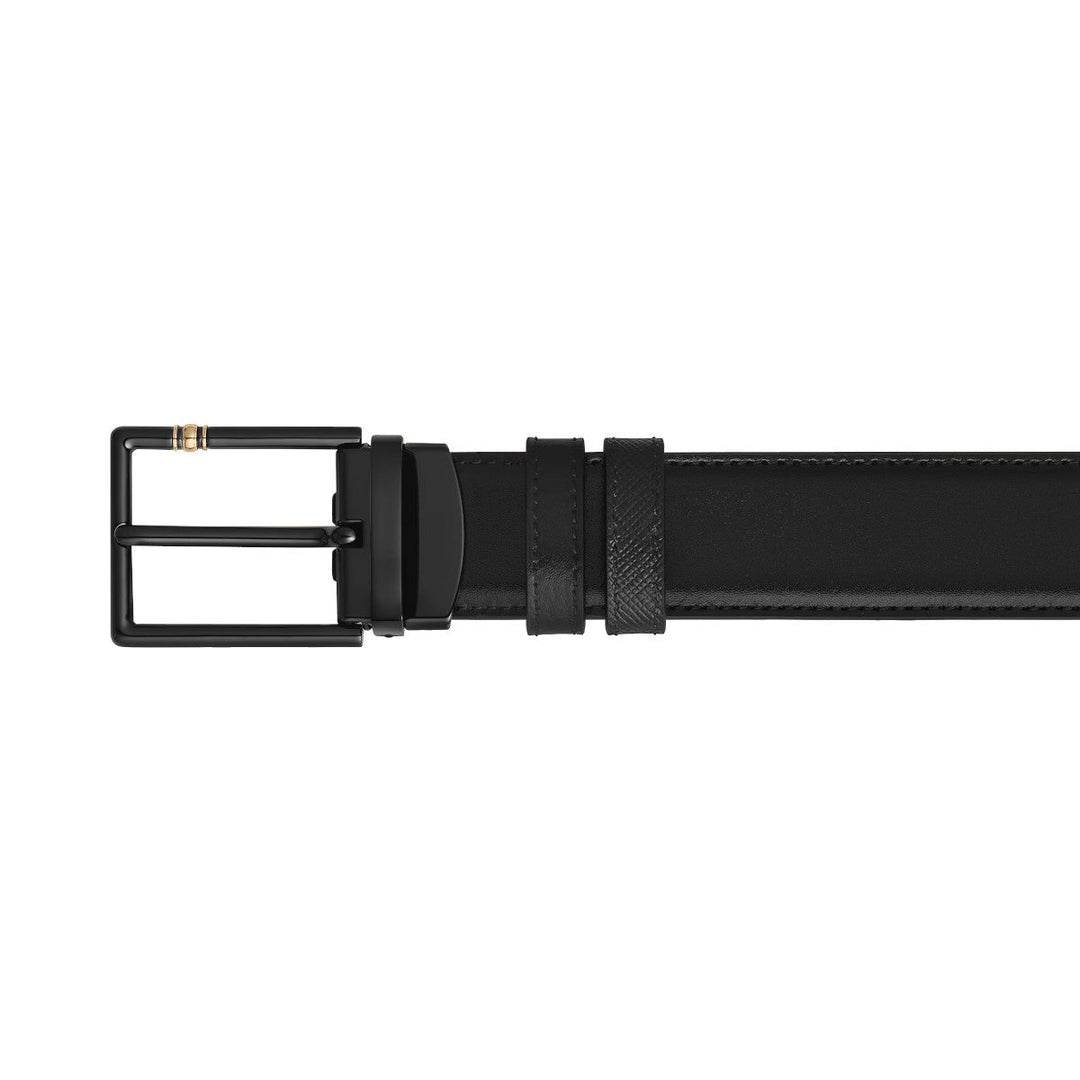 Ceinture Réversible 30 mm à boucle Rectangulaire Montblanc Meisterstück Noir