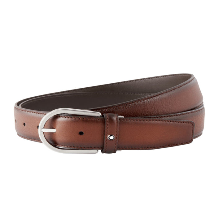 Brown business belt cut-to-size