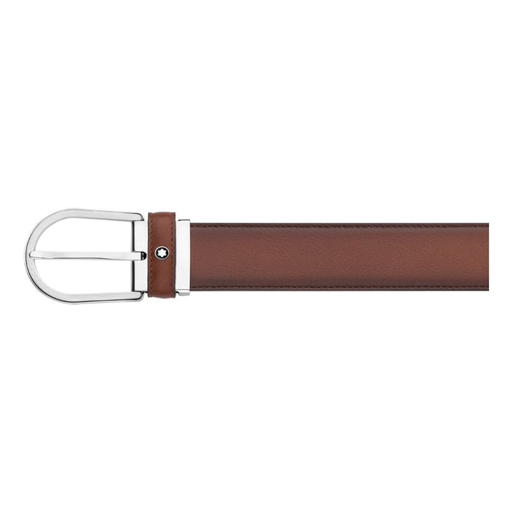 Brown business belt cut-to-size