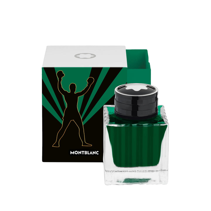 Montblanc inchiostro 50 ml, verde, grandi personaggi Muhammad Ali