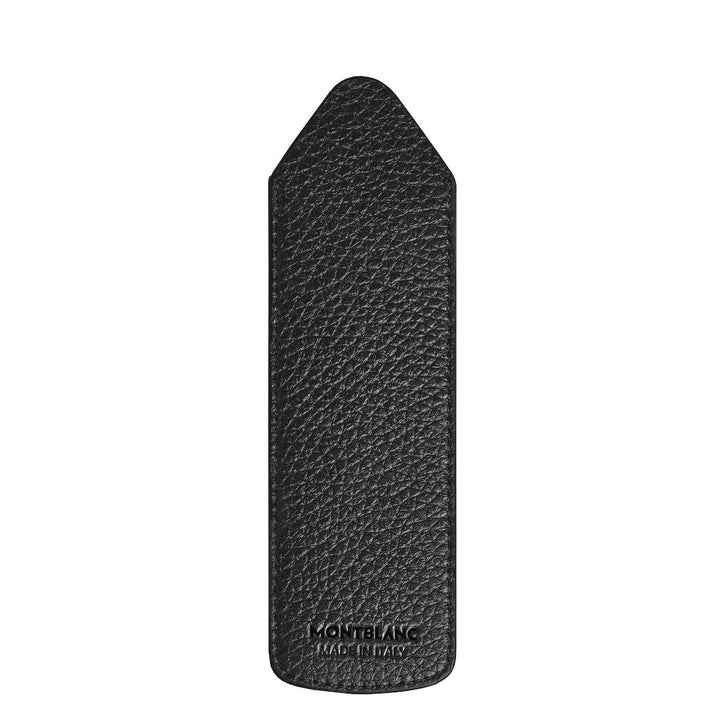 Étui Fin pour 1 Instrument d'Écriture Montblanc Grainé Noir