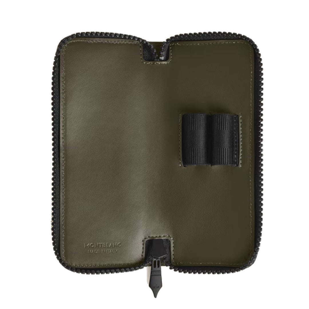 Étui pour 2 Instrument d'écriture Montblanc Zippé en Cuir Extreme