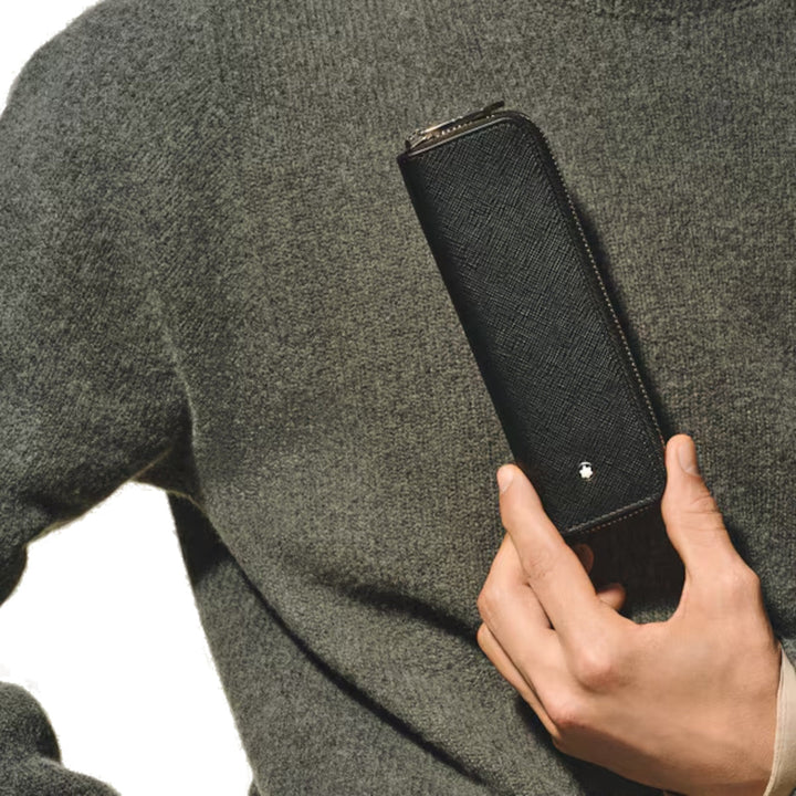 Étui zippé pour 1 instrument d'écriture Montblanc Sartorial