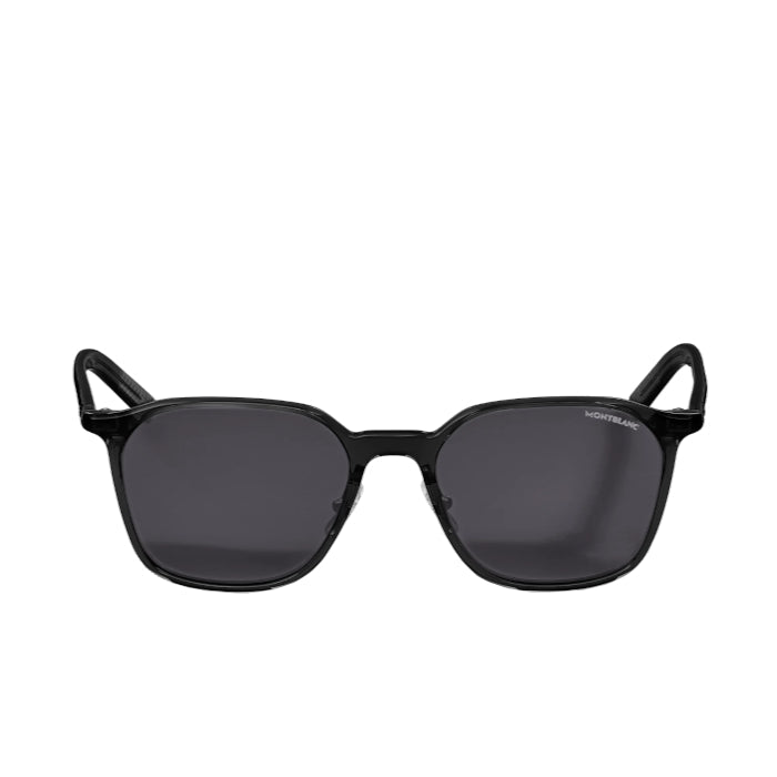 Lunettes de soleil ovales à monture en acétate noir