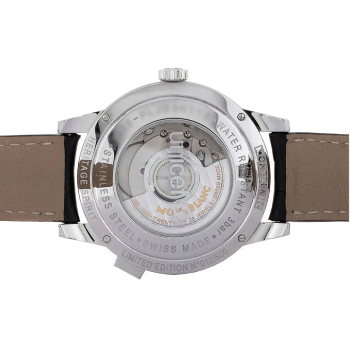 Montre Montblanc Heritage Spirit Orbis Terrarum Asian UNICEF Limited Edition Bleu