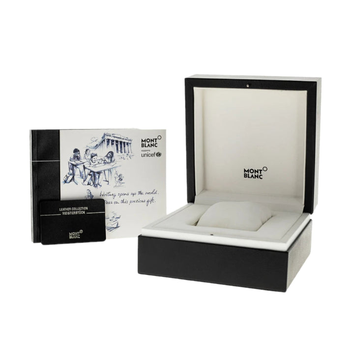 Montre Montblanc Heritage Spirit Orbis Terrarum Asian UNICEF Limited Edition Bleu