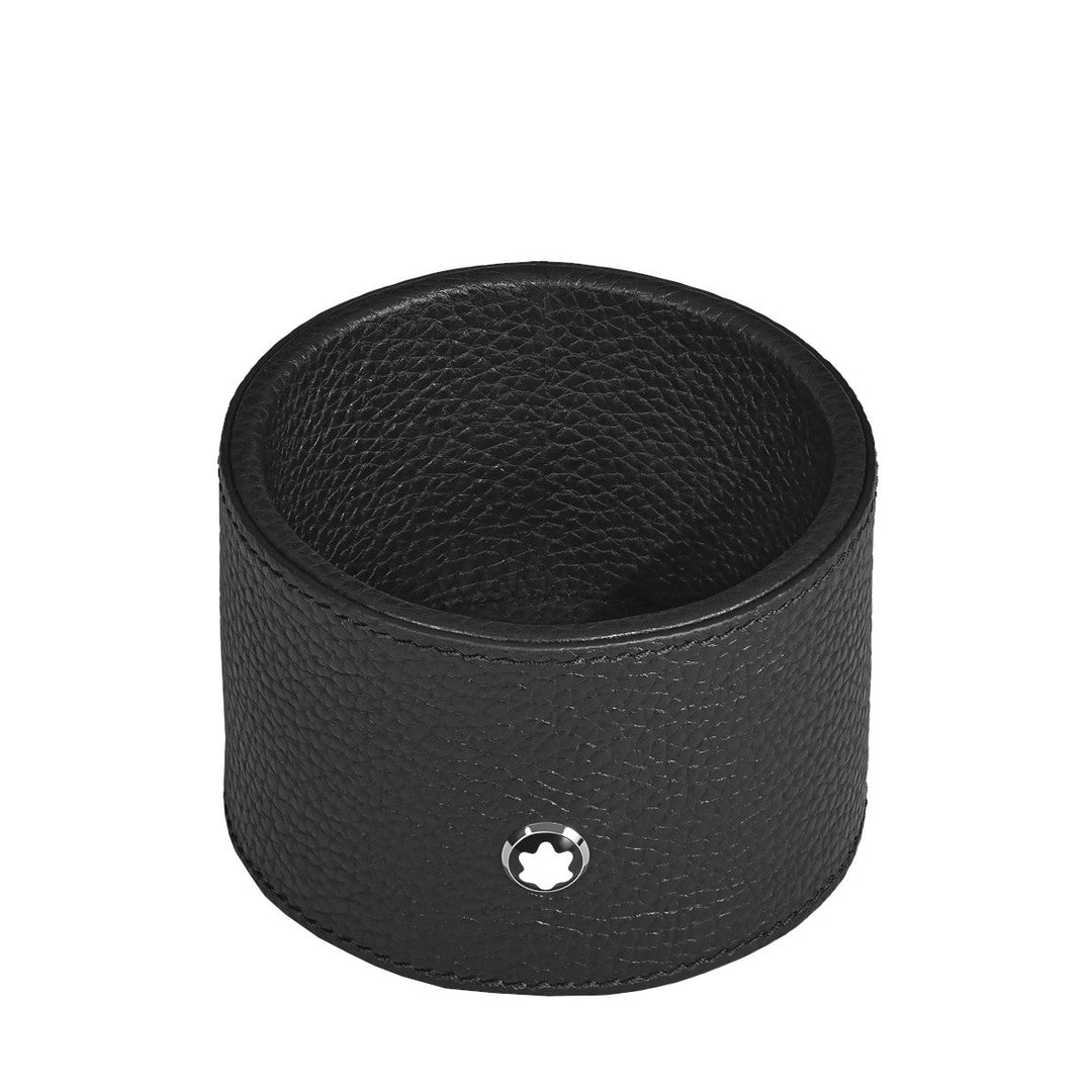 Plateau de Bureau Rond Moyen Format montblanc Grainé Noir