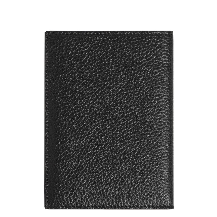 Porte-Passeport Montblanc en Cuir Grainé Noir