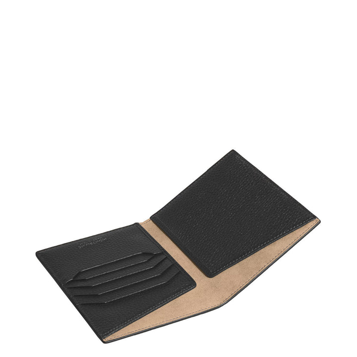 Porte-Passeport Montblanc en Cuir Grainé Noir