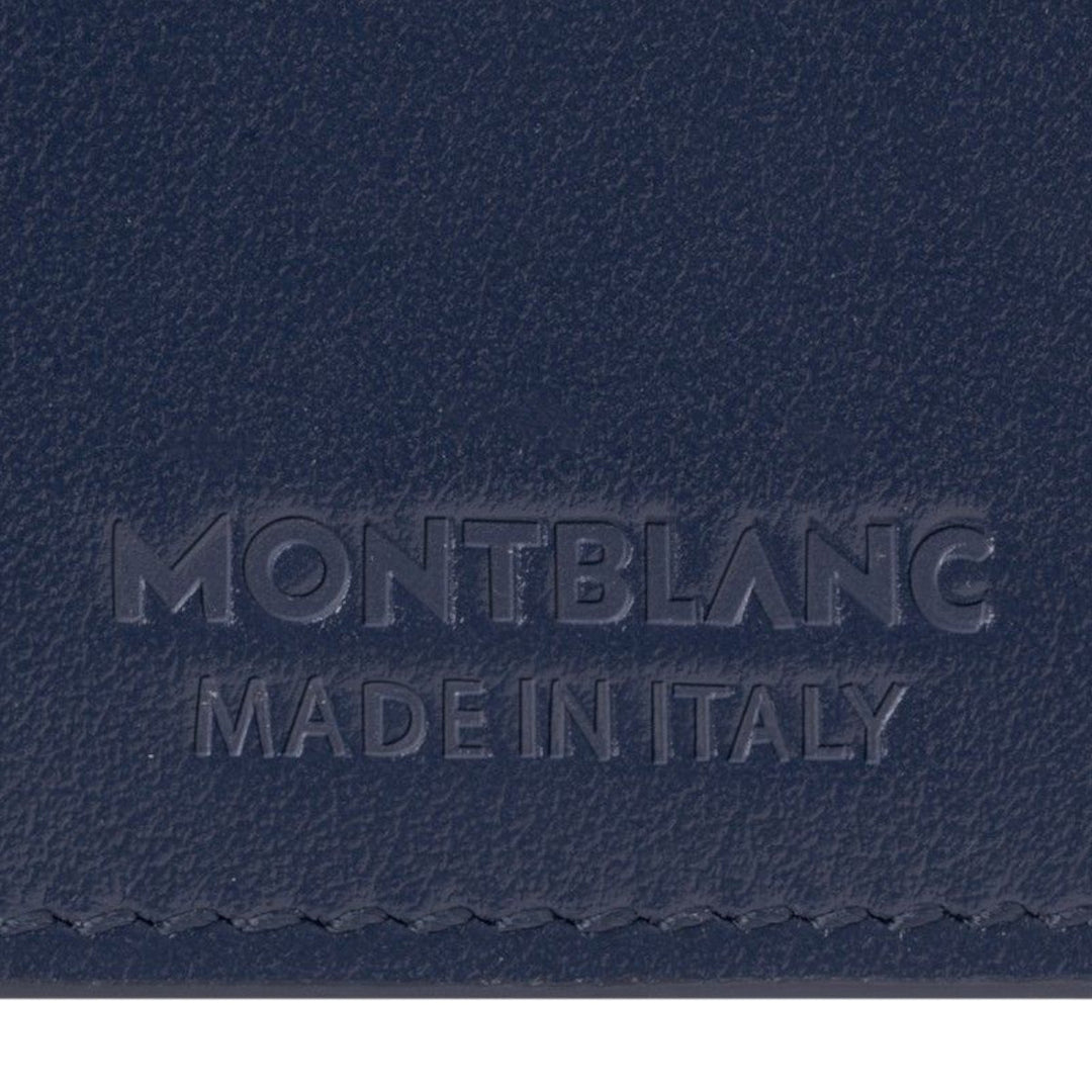 Porte-cartes 4cc Meisterstück en bleu encre de Montblanc