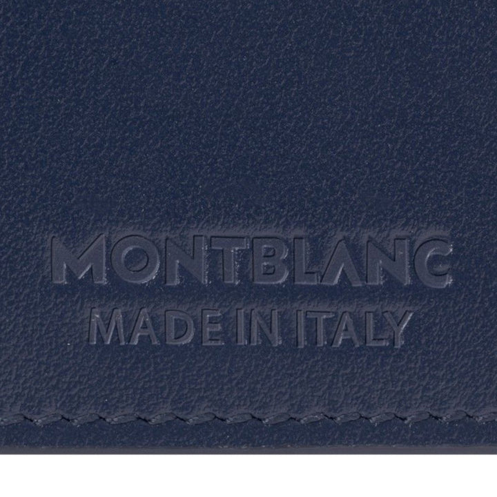 Porte-cartes 4cc Meisterstück en bleu encre de Montblanc