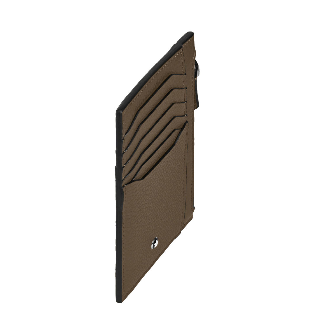 Porte-cartes zippé 8cc Montblanc Grain
