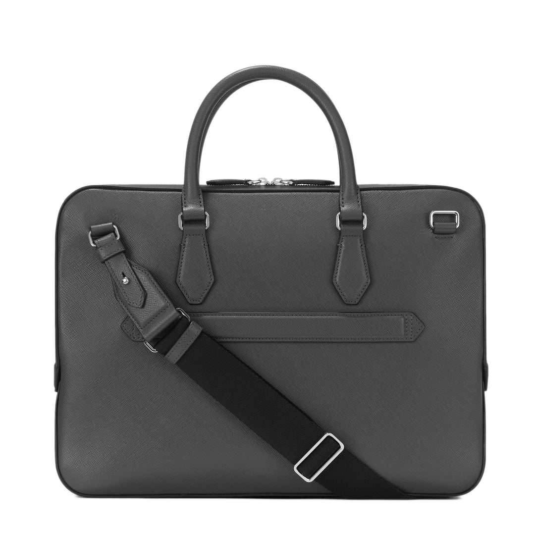 Grey Montblanc Sartorial Briefcase End-Montblanc Sartorial