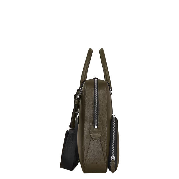 Porte-documents moyen modèle Montblanc Sartorial Kaki