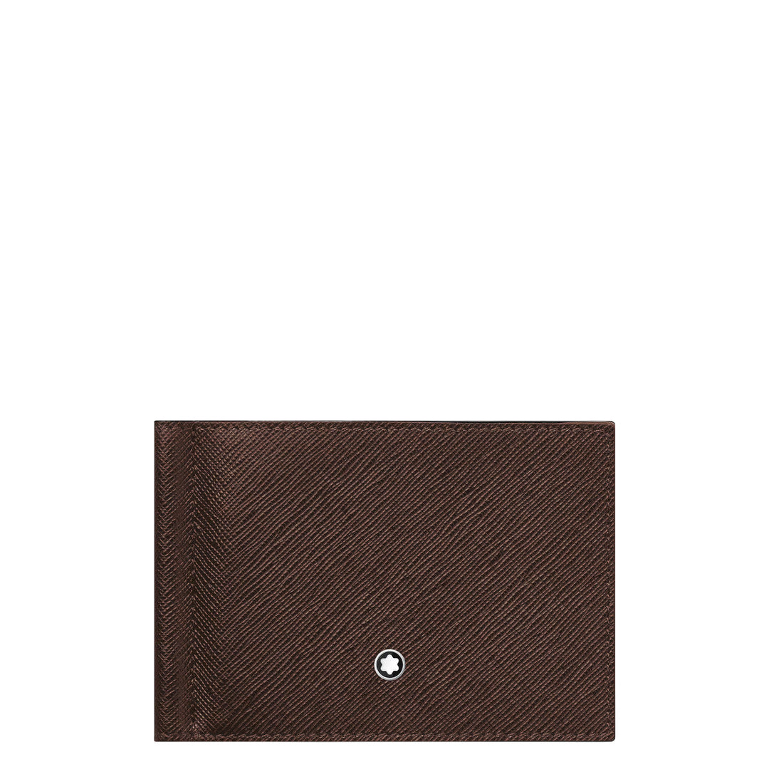 Portefeuille Montblanc 6cc avec Pince à Billets Montblanc Sartorial Ebène
