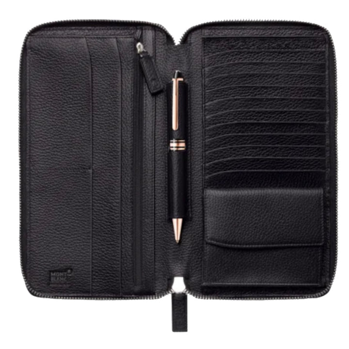 Portefeuille de voyage 13cc zippé Meisterstück Soft Grain