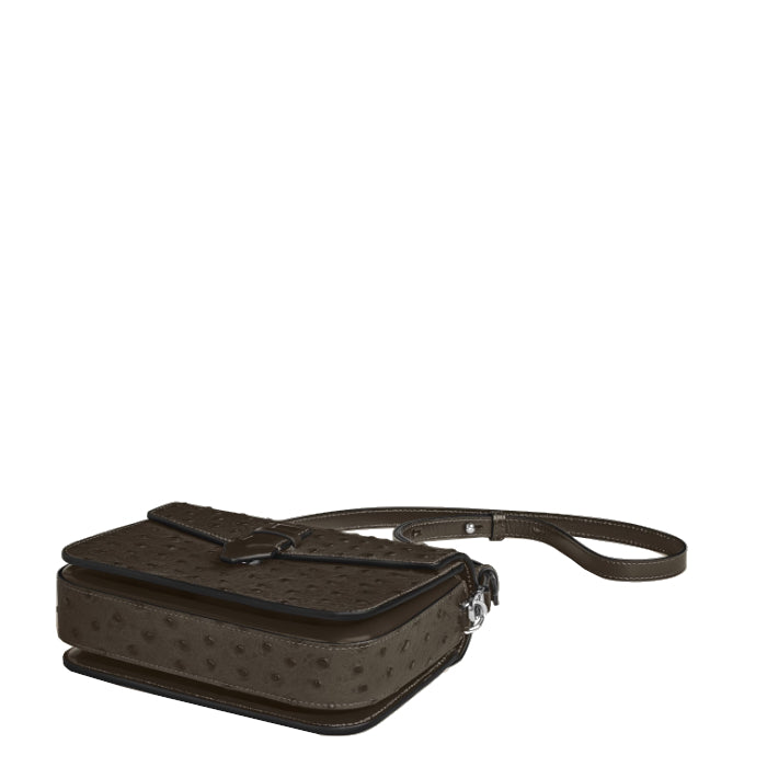 Sac à bandoulière Montblanc en cuir embossé Autruche