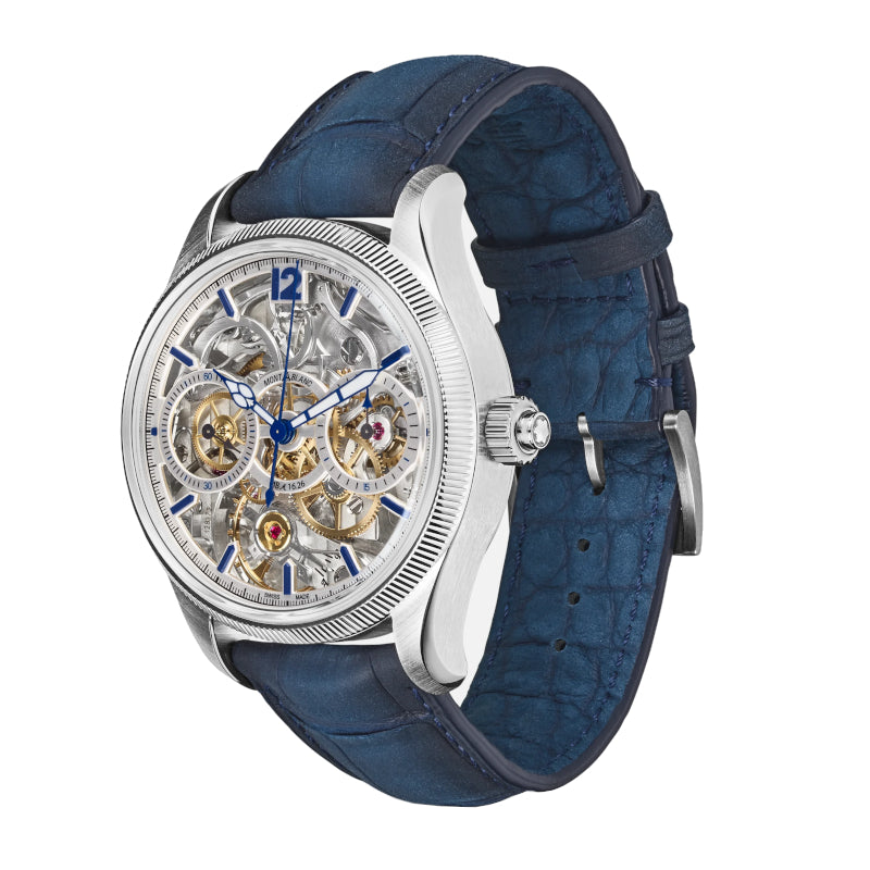 Montre Montblanc 1858 The Unveiled Secret Minerva Monopusher Chronograph Limited Edition - 58 pièces