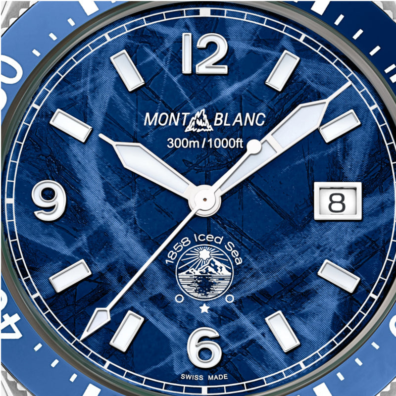 Montblanc 1858 Data automatica del mare ghiacciato