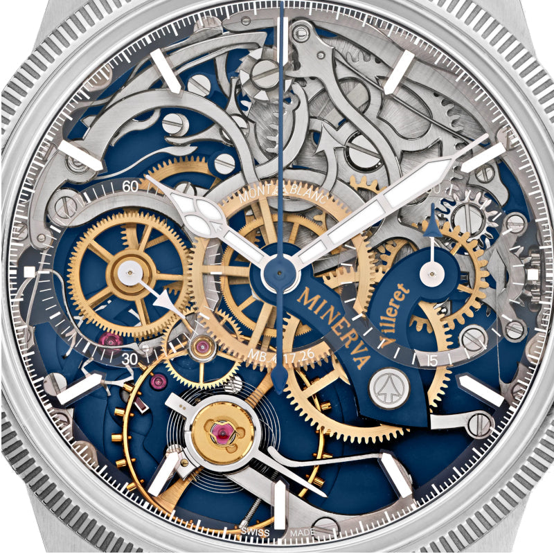 Montre Montblanc 1858 The Unveiled Minerva Chronograph Limited Edition - 100 pièces