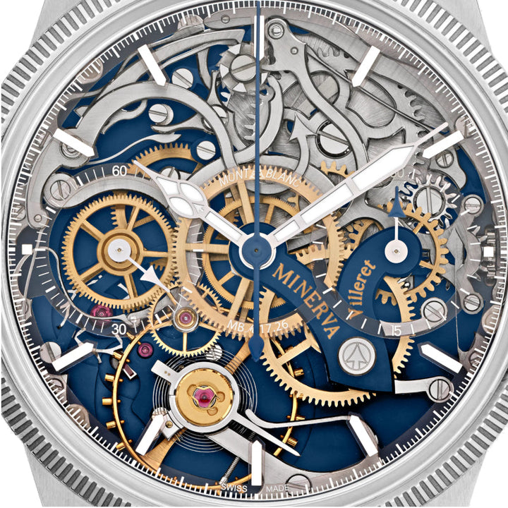 Montre Montblanc 1858 The Unveiled Minerva Chronograph Limited Edition - 100 pièces