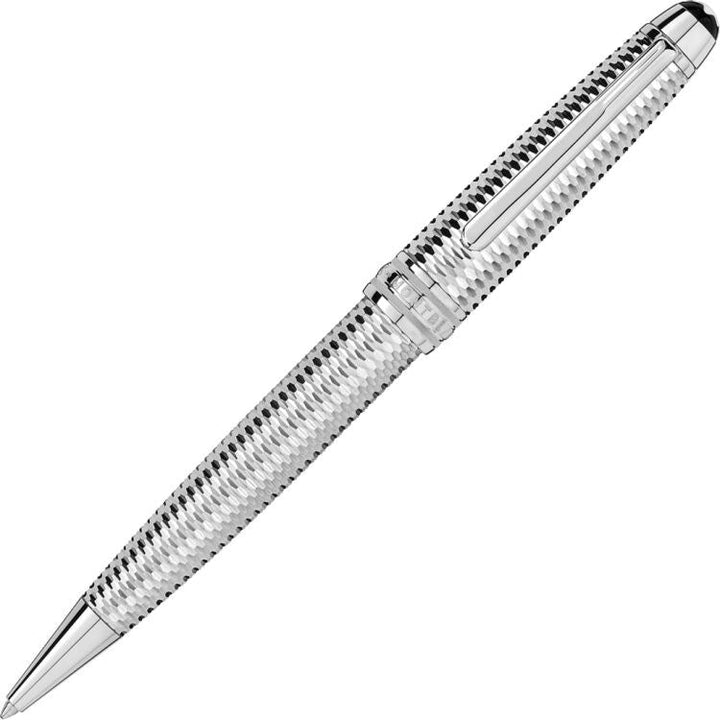 Stylo bille Meisterstück Geometry Solitaire Silver Midsize - Boutique-Officielle-Montblanc-Cannes
