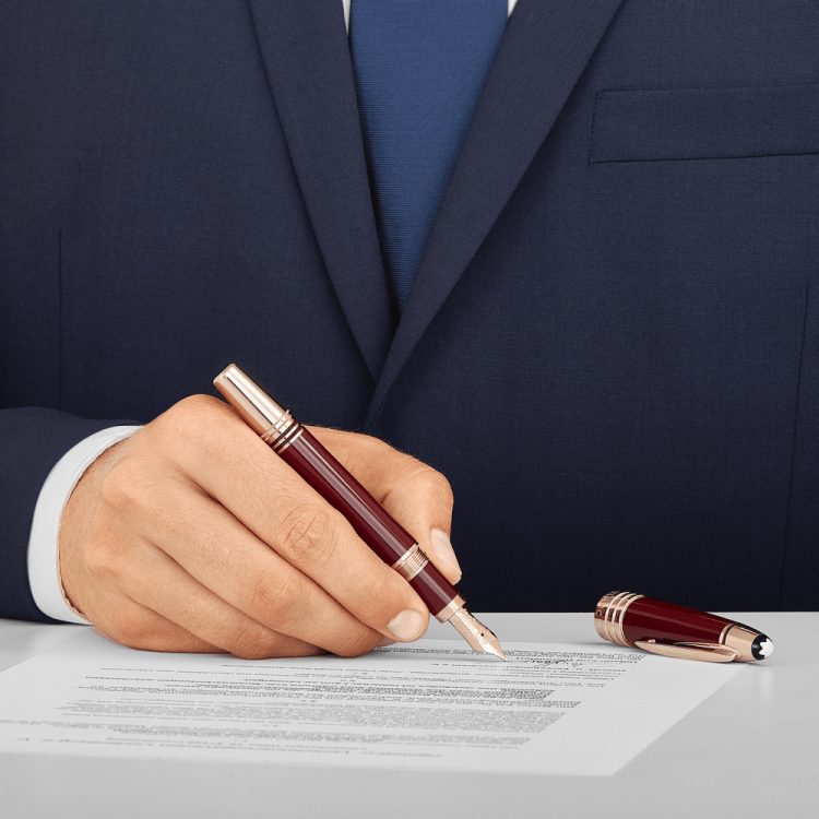 John F. Kennedy Special Edition Burgundy Fountain Pen – Boutique