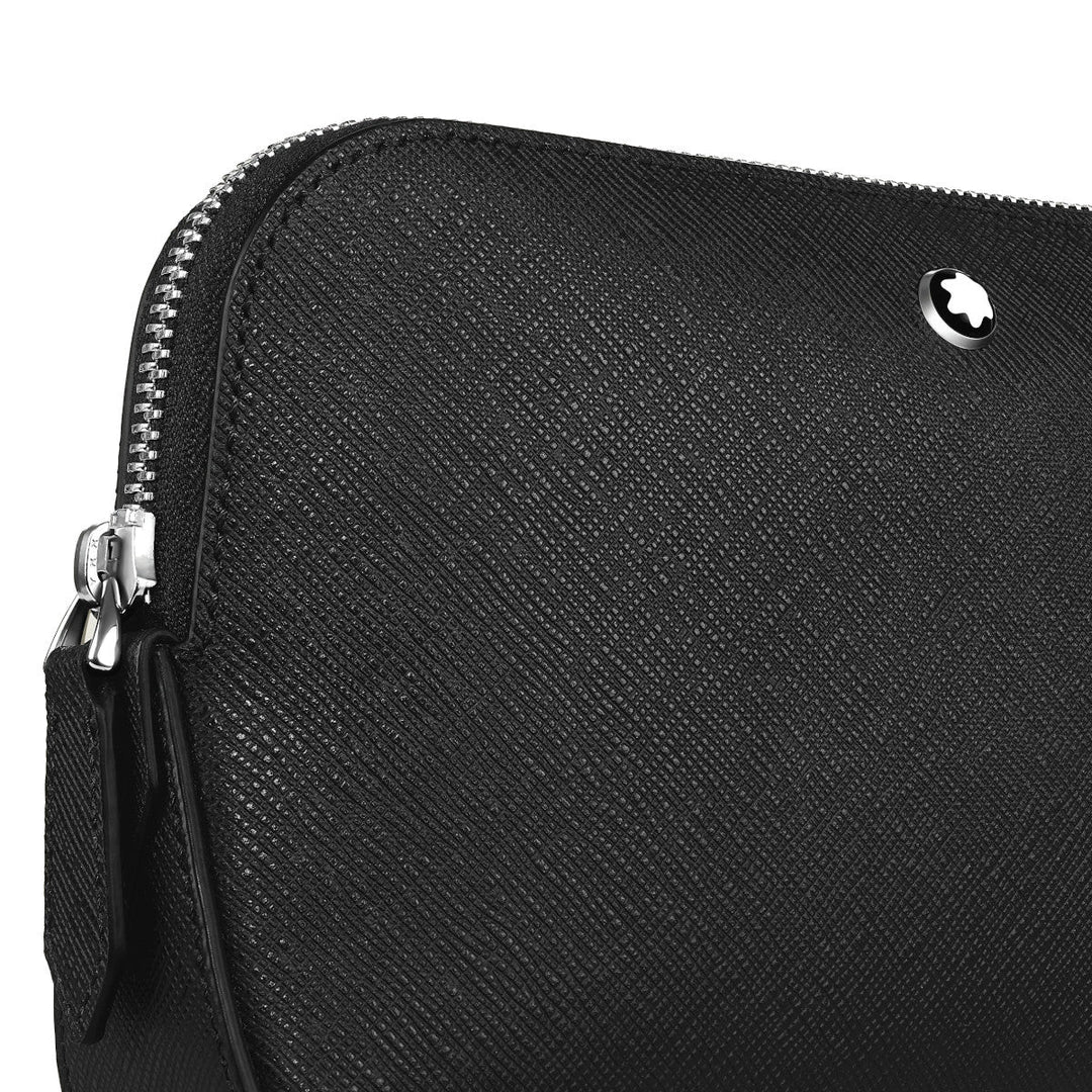 Trousse de voyage montblanc en cuir Sartorial Noir