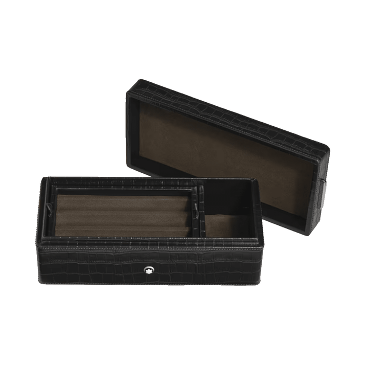 Accessoire de bureauMontblancBoîte à stylos Montblanc en cuir embossé croco