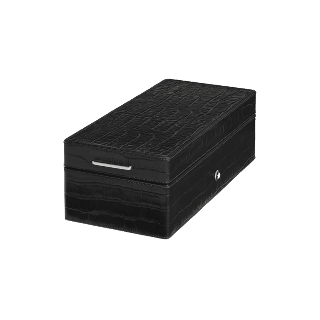Accessoire de bureauMontblancBoîte à stylos Montblanc en cuir embossé croco