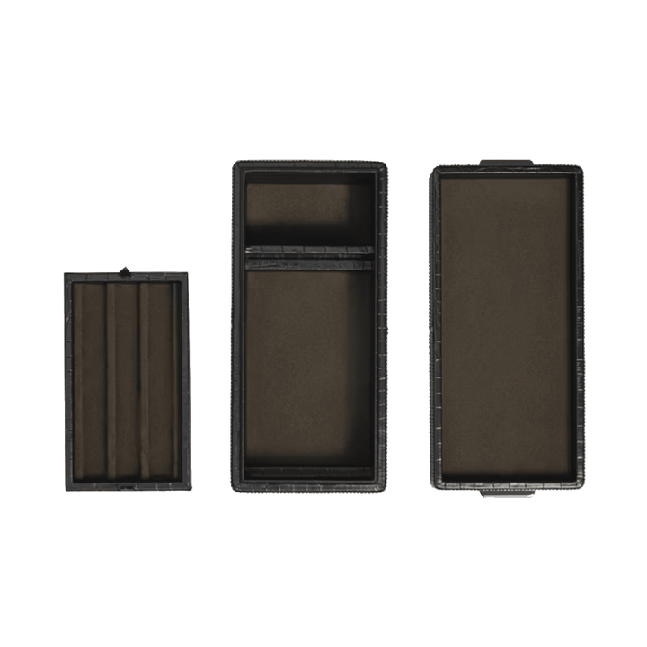 Accessoire de bureauMontblancBoîte à stylos Montblanc en cuir embossé croco