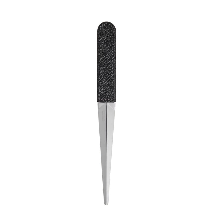 Accessoire de bureauMontblancCoupe-papier Montblanc en Cuir Grainé Noir