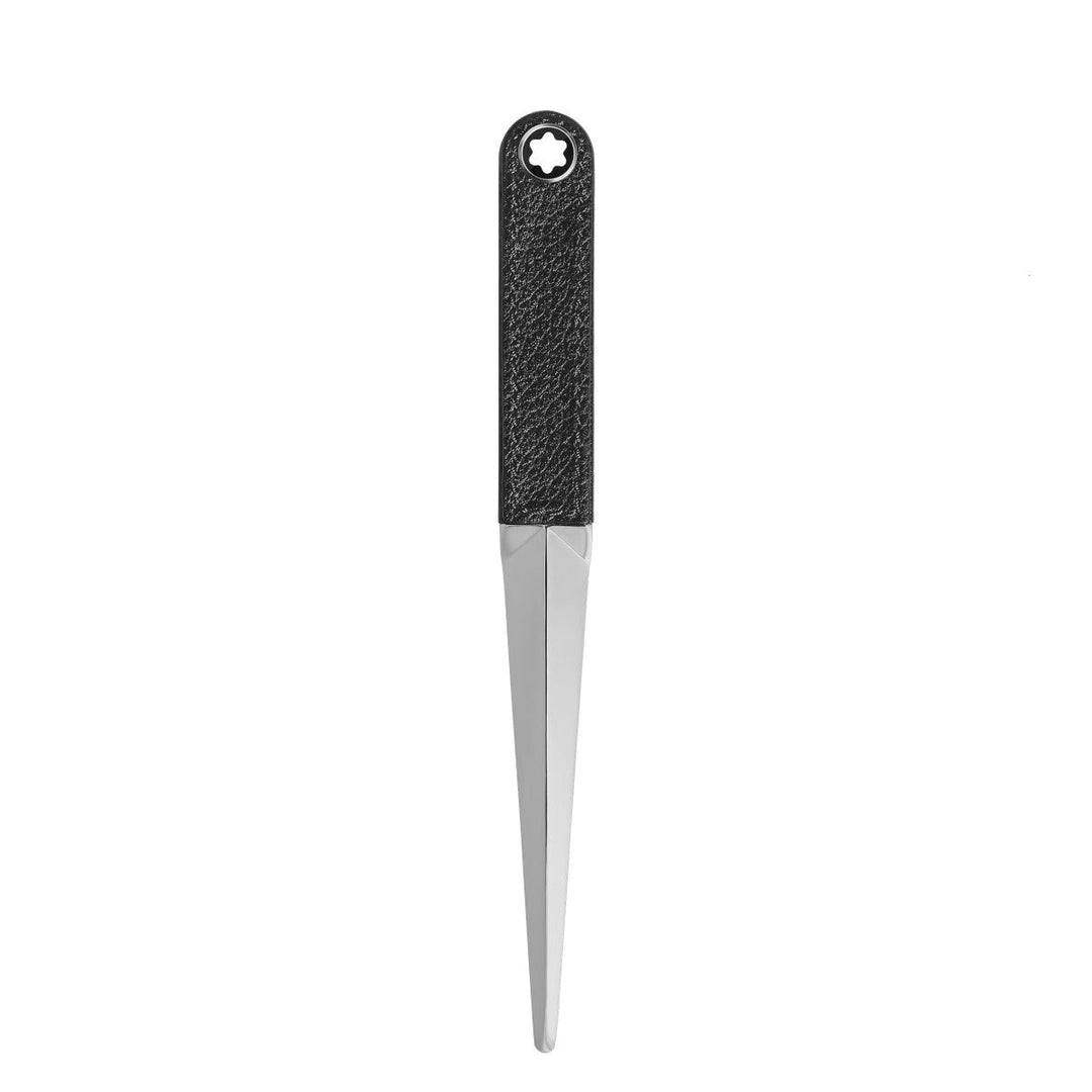 Accessoire de bureauMontblancCoupe-papier Montblanc en Cuir Grainé Noir