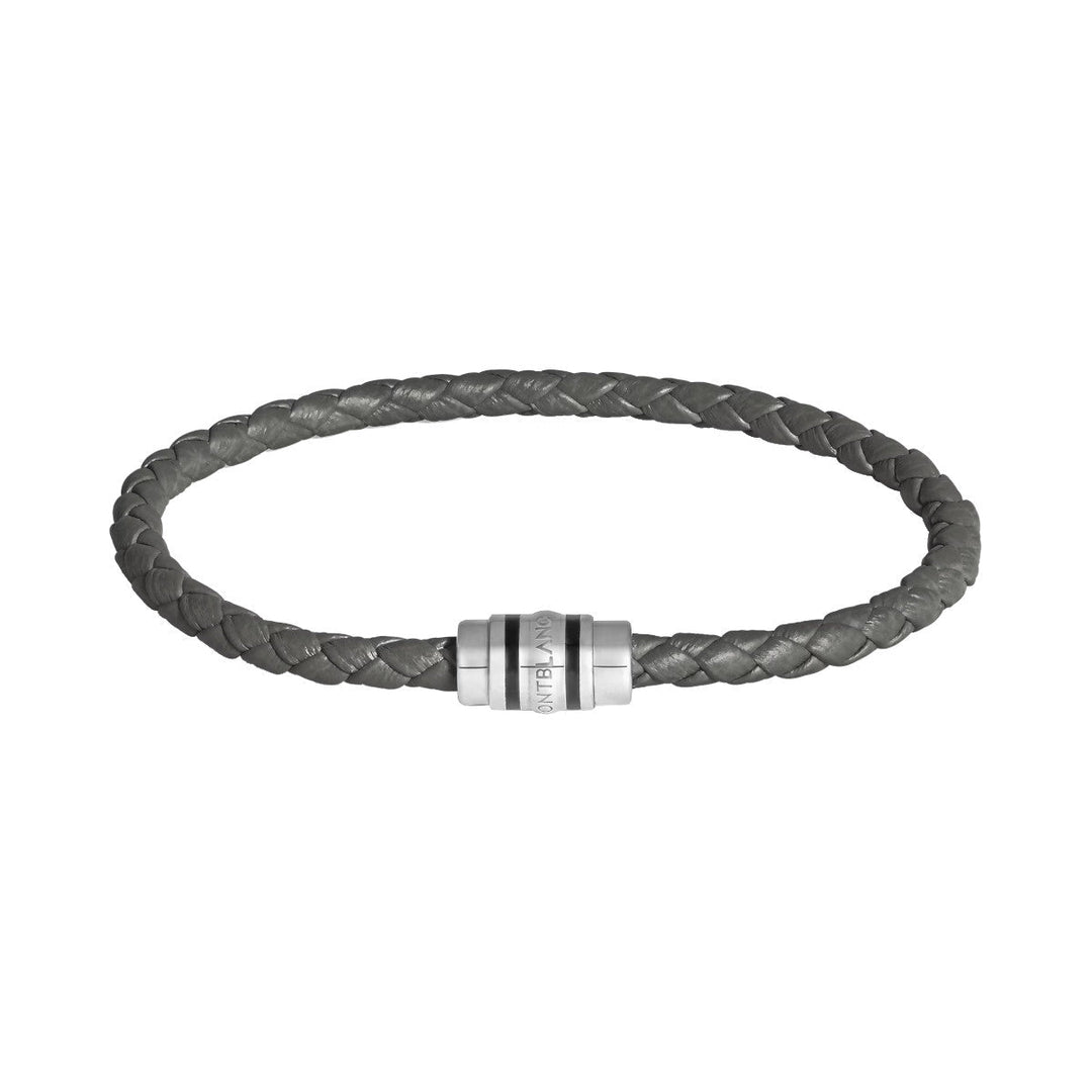 BraceletMontblancBracelet Montblanc en acier 3 anneaux Grainé Fer forgéS