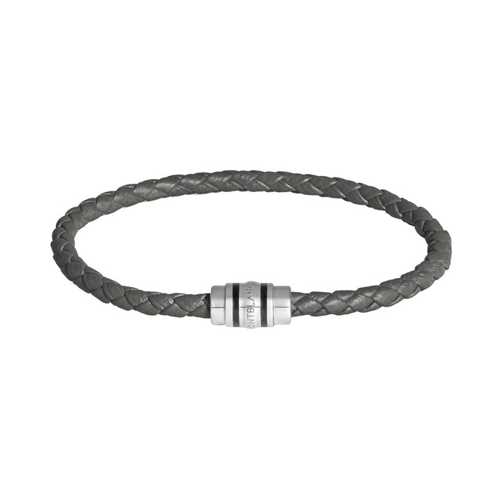 BraceletMontblancBracelet Montblanc en acier 3 anneaux Grainé Fer forgéS